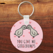 Porte-clés Sticker Inséparables mignons | Vous Me Donnez Des  (Recto)