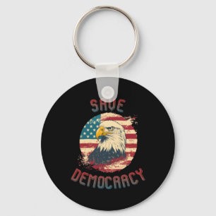Porte-clés Sticker pour la démocratie1