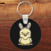 Porte-clés Sticker pour poussette de lapin1 (Recto)