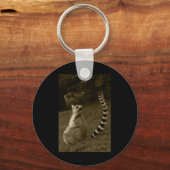 Porte-clés Sticker vertical Tail Lemur Valencia Tint (Recto)