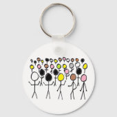 Porte-clés Stickers égalité (Verso)
