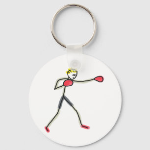 Porte-clés Stickman Boxe