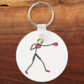 Porte-clés Stickman Boxe (Verso)