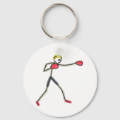 Porte-clés Stickman Boxe (Verso)