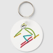 Porte-clés Stickman Skiing (Verso)