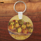 Porte-clés Still Life, Panier de pommes de Vincent van Gogh (Recto)
