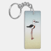 Porte-clés Stilt Bandalisé Birdorable (Devant gauche)