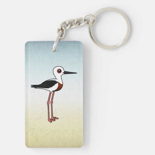 Porte-clés Stilt Bandalisé Birdorable (Dos)