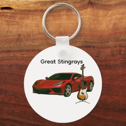 Porte-clés Stingrays Rock (Verso)