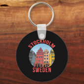 Porte-clés Stockholm Suède (Recto)