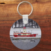 Porte-clés Stockholm Suède Lightship Biskopsoudain (Recto)