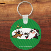 Porte-clés Stogie Santa Dessin Animé Drôle (Recto)
