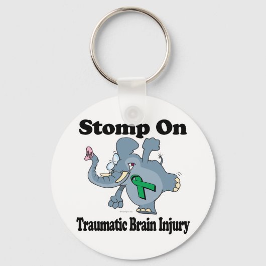 Porte-clés Stompe À L'Éléphant Sur Une Blessure Traumatique D (Recto)