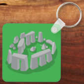 Porte-clés Stonehenge d'Angleterre (Verso)