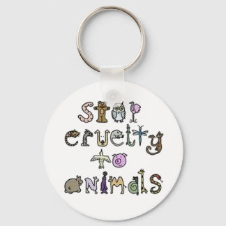 Porte-clés Stop Cruelty Key Chain
