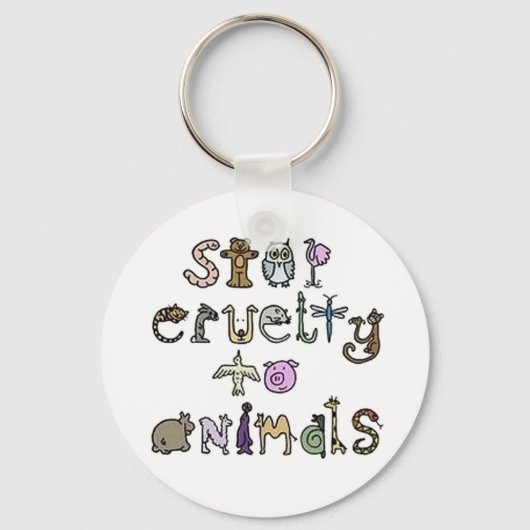 Porte-clés Stop Cruelty Key Chain (Recto)