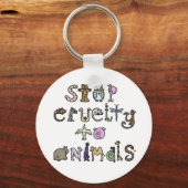 Porte-clés Stop Cruelty Key Chain (Recto)