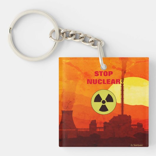 Porte-clés Stop Nuclear (Devant)