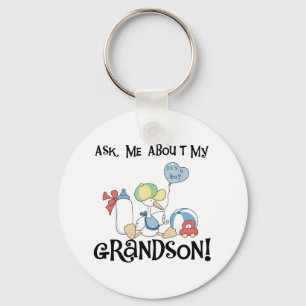Porte-clés Stork Ask About Grandson