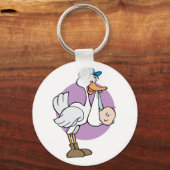 Porte-clés Stork avec bébé (Recto)