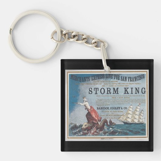 Porte-clés Storm King Clipper voilier (Devant)