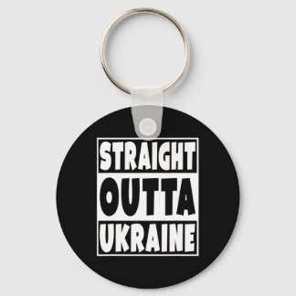 Porte-clés Straight Outta Ukraine Gift For Ukrainian Family R