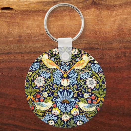 Porte-clés Strawberry Thief, célèbre motif, (Verso)