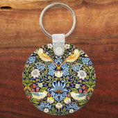 Porte-clés Strawberry Thief, célèbre motif, (Recto)