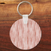 Porte-clés Stripes Red Lips Kiss XOXO  (Verso)