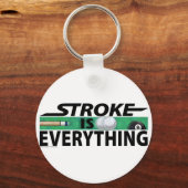 Porte-clés Stroke is Everything 8 Ball (Recto)