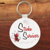 Porte-clés Stroke Survivor BUTTERFLY SERIE 2 (Recto)