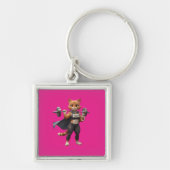 Porte-clés Strong Gym Cat Weightlifting Keychain (Devant)
