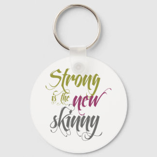 Porte-clés Strong is the New Skinny - Script