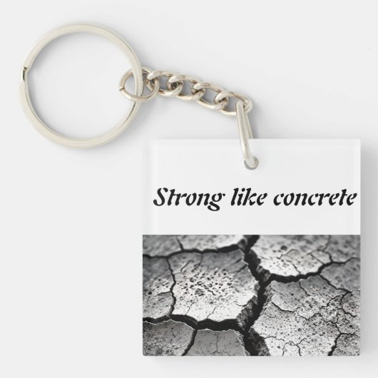 Porte-clés strong like concrete (Devant)