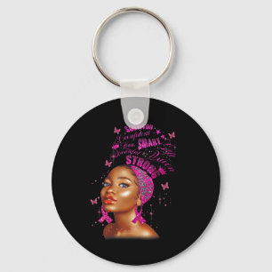 Porte-clés Strong Smart Black Women Brast Cancer Survive Pin