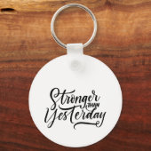 Porte-clés stronger then yesterday (Recto)