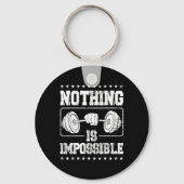 Porte-clés Strongman Rien N'Est Impossible Accès Bodybuilder (Recto)