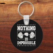 Porte-clés Strongman Rien N'Est Impossible Accès Bodybuilder (Recto)