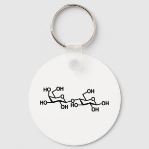Porte-clés Structure du lait lactose