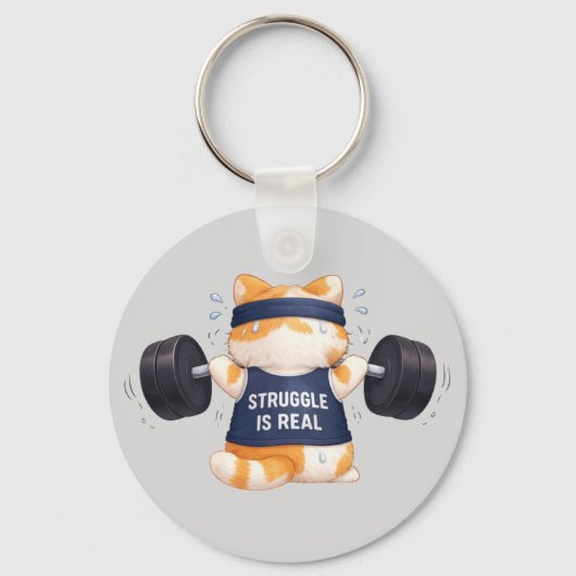 Porte-clés Struggle is Real (Recto)