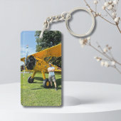 Porte-clés Student Pilot First Solo Airplane Photo Custom