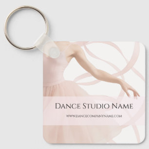 Porte-clés Studio de Danse Rose Tendre