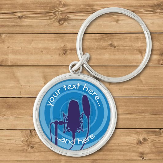 Porte-clés Studio microphone