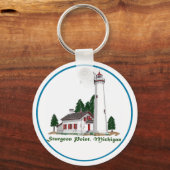 Porte-clés Sturgeon Point Michigan (Recto)