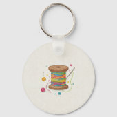 Porte-clés Style artisanal brodé 2026 Célébration (Verso)