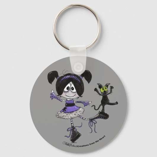 Porte-clés Style Ballerina Goth (Recto)