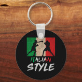 Porte-clés Style Boxe Italienne Pride Boxe Mens Boys (Recto)
