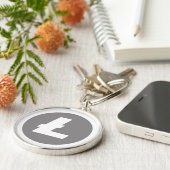 Porte-clés style de chiffrement litecoin (Côté)