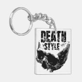 Porte-clés Style de mort Design du crâne (Devant gauche)