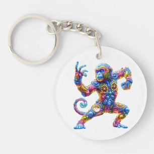 Porte-clés Style de singe merveilleux